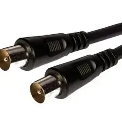 Tv Coaxial Cable/Patch Cord 9.5 Mm Male > Male 5Mt