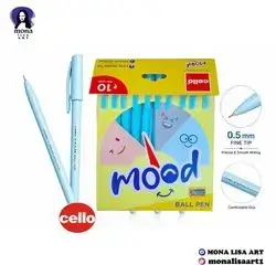 blue pen cello 0.5 mm ball pen /10pcs
