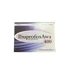 IbuprofenAwa 400(IBUPROFEN 400mg) 20 Tablets_Awamedica