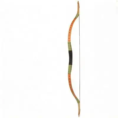 Fashion Yellow Traditional Archery Longbow – 35 lb Draw Weight
