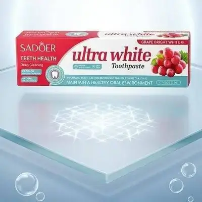 SADOER Ultra White Toothpaste (Grape Bright White)