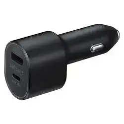 Samsung Dual Port Car Charger USB-A & USB-C Fast Charging (45W + 15W)