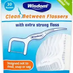 wisdom clean between flossers 30 flossers