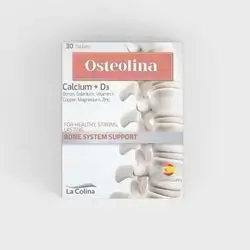 Osteolina Calcium + D3 30 tablets La Colina