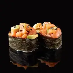 Spicy Salmon Gunkan - 2 PCS