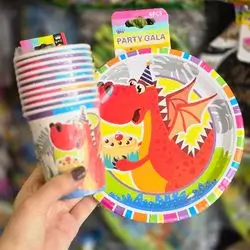 disposable paper plate & cup