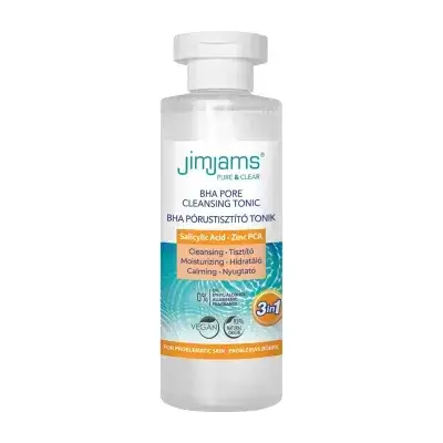 JimJams Pure & Clear BHA Pore Cleansing Toner, 200 mL