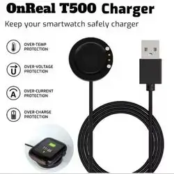 T500 T500+ T500+PR0 T5s Smart Watch 2Pin 3mm magnetic Charging Cable
