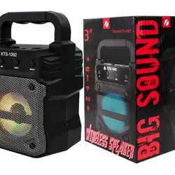 Bluetooth Rechargeable Speaker (KTS-1092) with FM Radio
