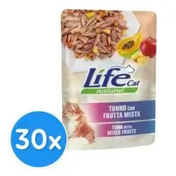 Life Cat Natural Tuna with Mixed Fruit x30
