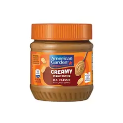 American Garden Creamy Peanut Butter, Vegan, Gluten Free, 340g
