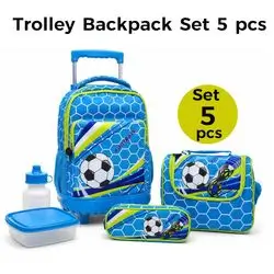 Trolley Bag School Set 5pcs