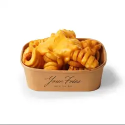 Curly Fries With Cheese