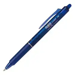 Pilot Clicker Erasable Broad Blue