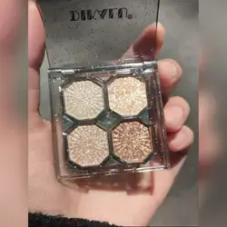 DIKALU 4-Color Eyeshadow Palette - Shade 03 Warm Neutral