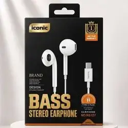 bass stereo earphone type-c