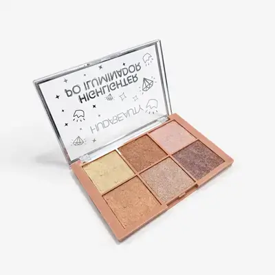 6-shade highlighter palette