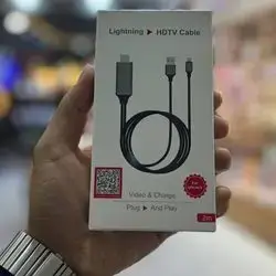 Adapter conecting Lightning (iphone) to HDMI