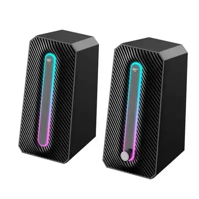 Gaming Stereo Speakers HAVIT HV-SK216 USB RGB Black