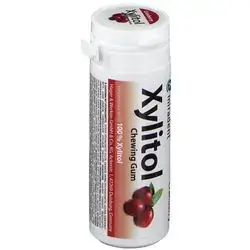 miradent xylitol chewing gum cranberry flavor (30 gums)