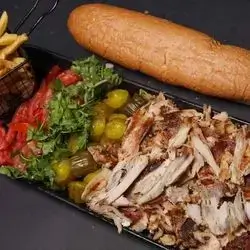 Half Person Chicken Shawarma