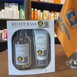 bioderma (pigmentbio h2o 250ml + pigmentbio sensitive areas 75ml ) cream and micellar water