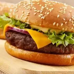 Meat Burger With Cheese