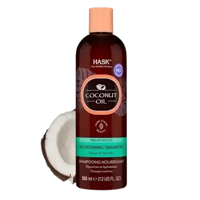 Monoi Coconut Oil Nourishing Shampoo 355ml _ HASK