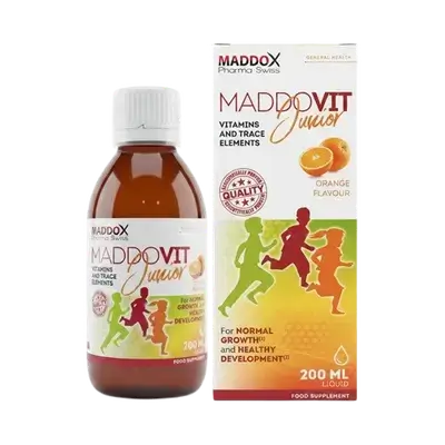 Madovit Junior Vitamins And Trace Elements For Normal Growth 200ml _ MADDOX