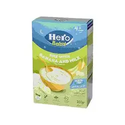 Hero Baby Rice With Banana And Milk 200 Gm