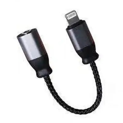Earldom ET-OT50 Lightning to 3.5 mm Audio Adapter - Black