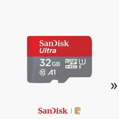 SanDisk Ultra MicroSD | 32GB UHS-I 120MB/s High-Speed Card