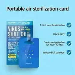 Corona Virus Shut Out Air Sterilisation Card