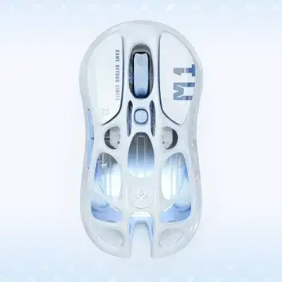 GravaStar Mercury M1 Pro Wireless Gaming Mouse — Ice Blue Edition