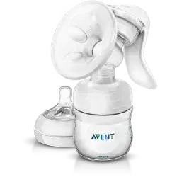 Philips Avent Manual breast pump with bottle