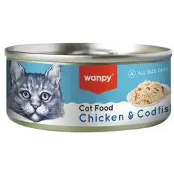 Wanpy Chicken & Codfish 95g