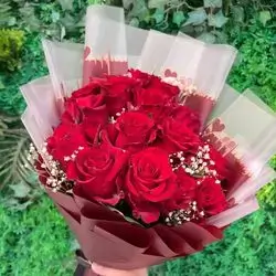 Bouquet Of Flowers With Accessories