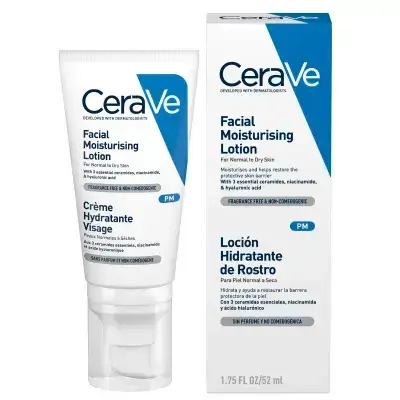 لوشن الوجه الليلي المرطّب//Cerave Facial Moisturising Lotion - 52ml - No SPF