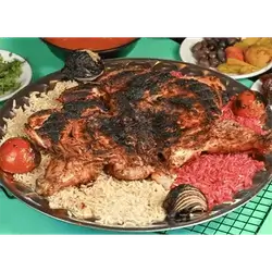 Mansaf With Charcoal-Grilled Chicken On Rice