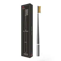 Piuma Asphalt Gray Medium Toothbrush