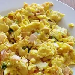 Fried Cauliflower With Scrambled Eggs