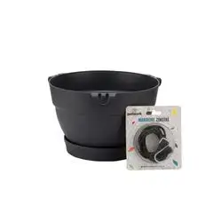 Manolya Makreme Flower Pot 24 Anthracite