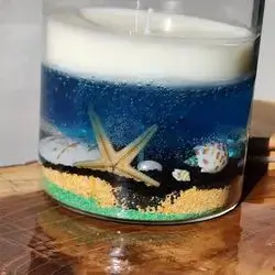 Large Marine Scented Gel Candles