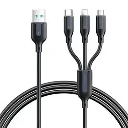 JOYROOM Cable 3in1 USB-A TO Lightning+Type-c+Micro