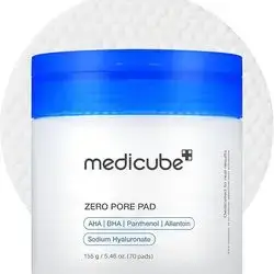 (70pcs) Medicube Zero Pore Pad منظفات قطنية للمسام واللرؤوس السوداء والبيضاء