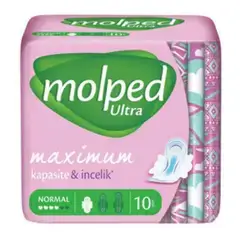 Molded Ultra Regular Sanitary Pads, 10 Pack