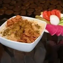 Fatteh With Olive Oil ( Faqsa )