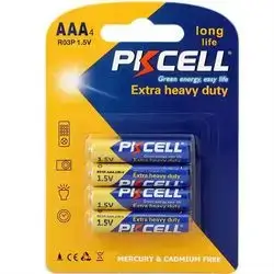 Battery / AAA4 / PKCELL 1.5V / 4add