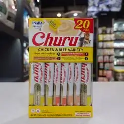 Inaba Cream Snack ( Chicken & Beef Variety ) 20pcs