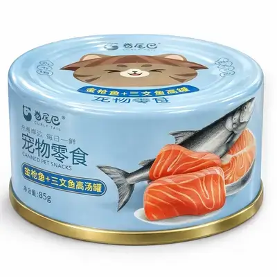Curly Tail Tuna & Salmon 85g